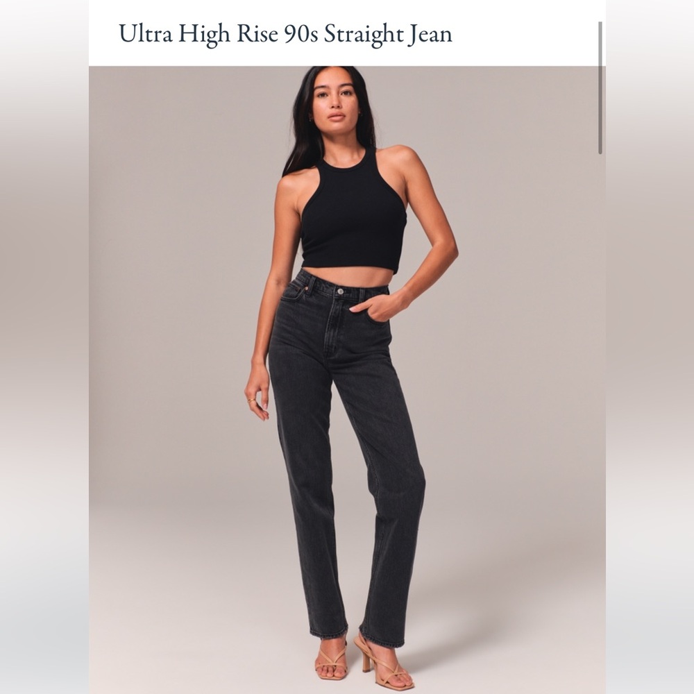 Abercrombie & Fitch 90s Straight Jeans - High Rise